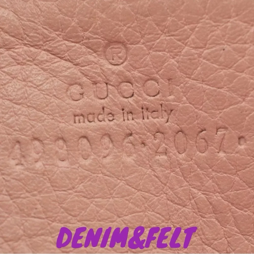 🐝GUCCI Pink Cellarius Calfskin Blind For Love Animalier‎ Zip  Key Case/Pouch